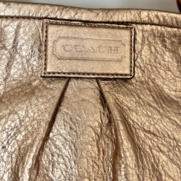 Coach Vintage Metallic RoseGold Soho Leather Handbag - Picture 3 of 6
